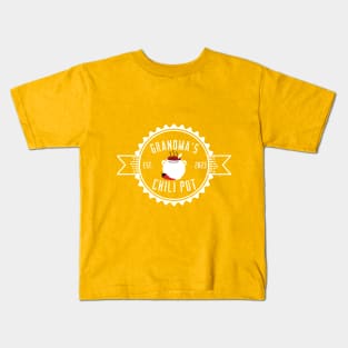 Grandma's Chili Pot Design Kids T-Shirt